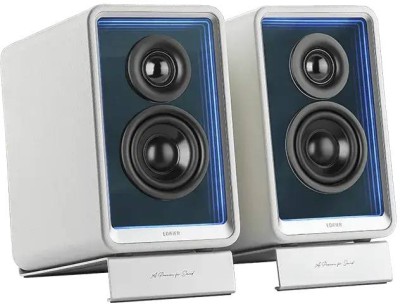 Edifier QR65 Desktop Active Monitor with GaN Charger, 2x35W RMS, Bluetooth/USB-A, RGB - Vit#1