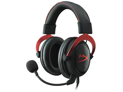 Kingston HyperX Cloud II Gaming Headset för PC/PS4/Mac/Mobile, 7.1 surround, USB/3,5mm - Svart/Röd