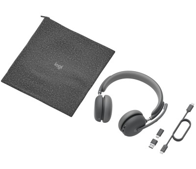 LOGITECH VC Logitech Zone Wireless 2 - Headset - på örat - Bluetooth - trådlös - aktiv brusradering - USB-C via Bluetooth-adapter - grafit - Certifierad för Microsoft-teams#6