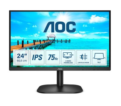 23.8" AOC B2 24B2XH, IPS 1920x1080, 7 ms, 75Hz, VGA/HDMI