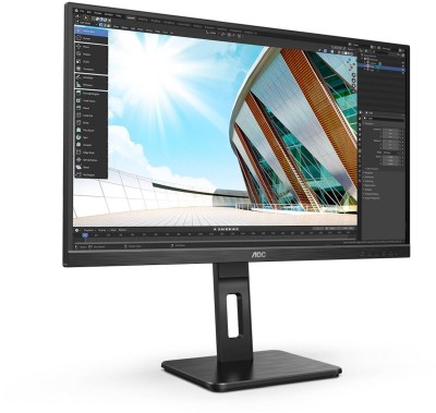 27" AOC Q27P2Q, IPS 2560x1440, 4 ms, 75Hz, höjdjusterbar, pivot, VGA/HDMI/DP, högtalare, USB 3.2-hubb#3