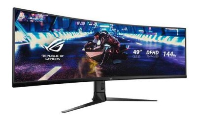 49" Asus ROG Strix XG49VQ, Curved 1800R VA 3840x1080, 4 ms, 144Hz FreeSync, 2xHDMI/DP, högtalare, USB-hub#1
