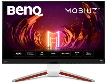 31.5" BenQ MOBIUZ EX3210U, IPS 3840x2160/4k/UHD, 1 ms, 144Hz FreeSync, HDRi, 99% AdobeRGB, 2xHDMI/2xDP, högtalare
