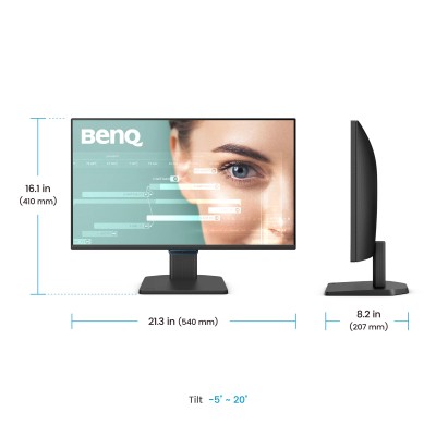 23.8" BenQ GW2490C, IPS 1920x1080, 5 ms, 144Hz FreeSync, HDMI/DP/USB-C, högtalare#2