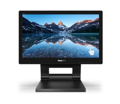 15.6" Philips 162B9T/00, TN 1366x768, 1 ms, 10-point touch, IP65, VGA/DVI/HDMI/DP, högtalare, USB 2.0-hubb