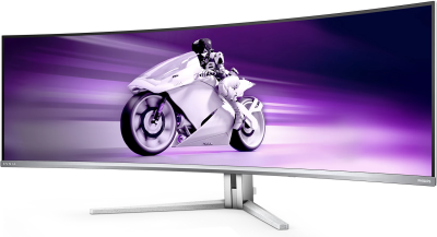 48.9" Philips Evnia 49M2C8900L/00, Curved QD OLED 5120x1440, 0,03 ms, 144Hz FreeSync Premium Pro, 1800R, Ambiglow, höjdjusterbar, 2xHDMI/DP/USB-C 90W, USB 3.2-hubb, KVM-switch, högtalare#1