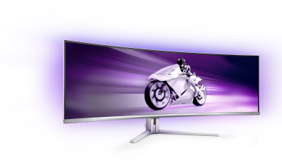 48.9" Philips Evnia 49M2C8900L/00, Curved QD OLED 5120x1440, 0,03 ms, 144Hz FreeSync Premium Pro, 1800R, Ambiglow, höjdjusterbar, 2xHDMI/DP/USB-C 90W, USB 3.2-hubb, KVM-switch, högtalare#5