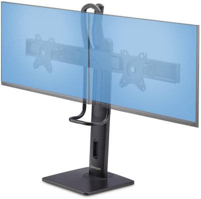 Bordsstativ StarTech.com Crossbar Dual Monitor Desk Stand för 2 skärmar 17-27" - Svart#1