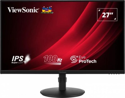 27" ViewSonic VG2708A-MHD, IPS 1920x1080, 5 ms, 100Hz, höjdjusterbar, pivot, HDMI/DP