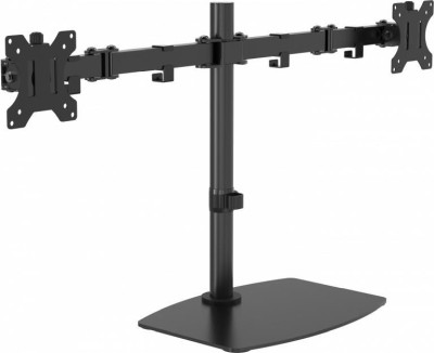 Bordsstativ Vision Freestanding Dual Monitor Desk Stand för 2 skärmar 13-27" - Svart#1