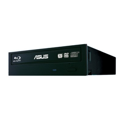 Blu-Ray Writer Asus BW-16D1HT, 16X BD-R, 16X DVD±R, 48X CD-R, SATA intern, retail - Svart, Cyberlink BD Suite