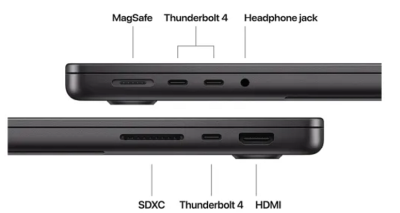 Apple MacBook Pro 14 tum, M4 10-Core CPU 10-Core GPU, 16 GB minne, 512 GB SSD - Rymdsvart#3