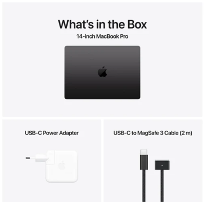 Apple MacBook Pro 14 tum, M4 Pro 14-Core CPU 20-Core GPU, 24 GB minne, 1 TB SSD - Rymdsvart#4