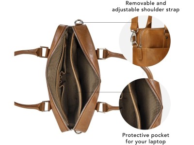 Dbramante1928 16'' Laptop Bag Rosenborg (2nd gen), Tan#4