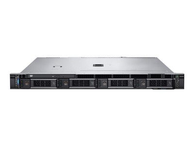 Dell PowerEdge R250, Intel Xeon E-2314 4-Core, 16 GB RAM, 2x1 TB HDD, 4x3.5", PERC H355, rackmonterad 1U, 3 års på-platsen-garanti
