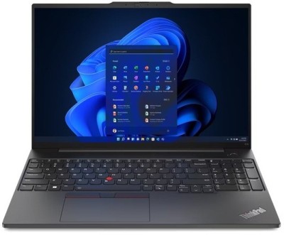 Lenovo ThinkPad E16 G1, 16" Full HD+ IPS matt, Intel Core i5-1335U, 16 GB, 512 GB PCIe SSD, WiFi 6, bakbelyst tangentbord, Win11 Pro