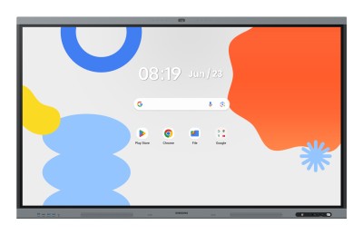 86" Samsung Interactive Display WAFX-P, IPS 4K/3840x2160, 2xHDMI, LAN/WiFi/USB-C 65W, Android, 12/7-drift, högtalare, IR Touch