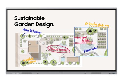 65" Samsung Interactive Display WE65F-X, ADS 4K/3840x2160, 2xHDMI, LAN/WiFi/USB-C 65W, Linux OS, 12/7-drift, högtalare, IR Touch#1