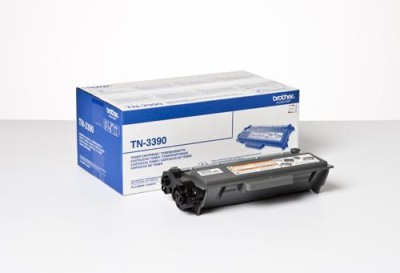 Brother TN-3390, 12000 sidor, Svart