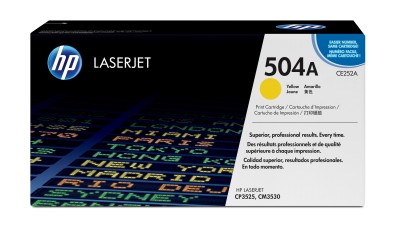 HP 504A Gul, Color LaserJet CP3525, 7000 sidor