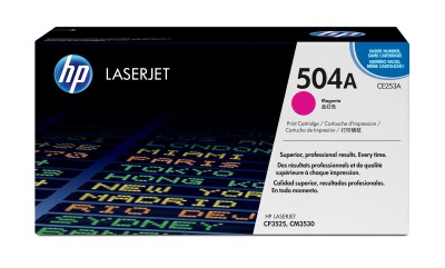 HP 504A Magenta, Color LaserJet CP3525, 7000 sidor