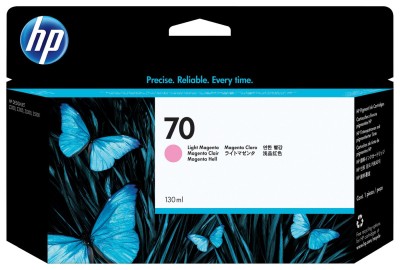 HP nr 70 Ljus Magenta (C9455A), 130 ml, DesignJet Z2100/Z3100
