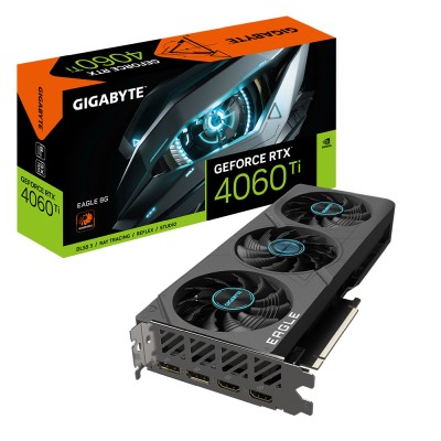 Gigabyte GeForce RTX 4060 Ti Eagle 8 GB GDDR6, 2xHDMI/2xDP