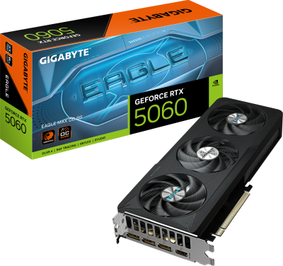 Gigabyte GeForce RTX 5060 EAGLE MAX OC 8 GB GDDR7, HDMI/3xDP#1