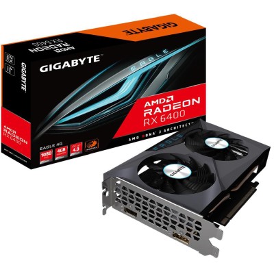 Gigabyte Radeon RX 6400 4 GB GDDR6, HDMI/DP, Low Profile