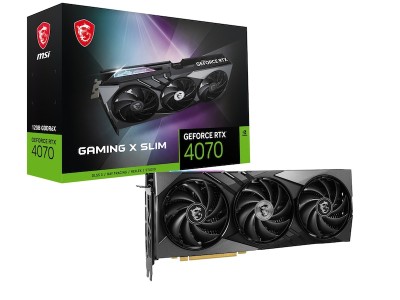 MSI GeForce RTX 4070 Gaming X Slim 12 GB GDDR6X, HDMI/3xDP