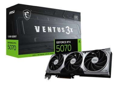 MSI GeForce RTX 5070 VENTUS 3X OC 12 GB GDDR7, HDMI/3xDP