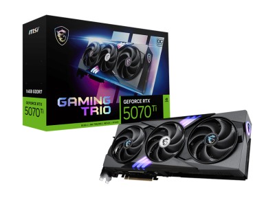 MSI GeForce RTX 5070 Ti Gaming Trio OC 16 GB GDDR7, HDMI/3xDP, RGB