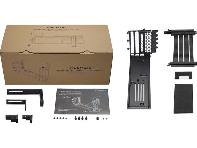 Phanteks Vertical GPU Bracket 220 mm Flatline PCI-E 4.0 x16 Riser Cabl#4