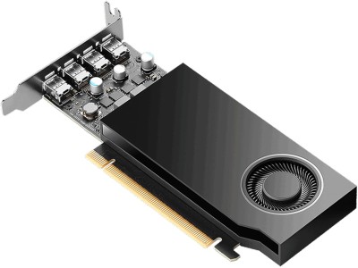 PNY Quadro RTX A1000, 8 GB GDDR6, PCI Express 4.0, Low Profile, 4xMiniDP#2