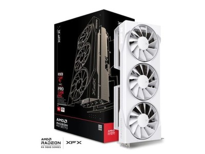 XFX Radeon RX 9070 OC Swift White 16 GB GDDR6, HDMI/3xDP
