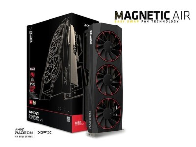 XFX Radeon RX 9070 XT Quicksilver Black Magnetic Air Edition 16 GB GDDR6, HDMI/3xDP
