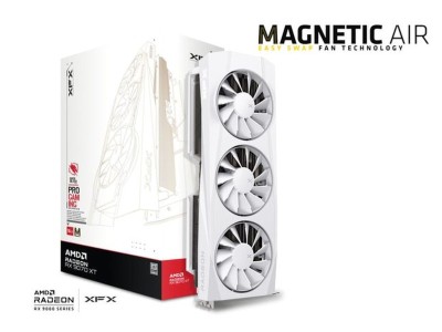 XFX Radeon RX 9070 XT Quicksilver White Magnetic Air Edition 16 GB GDDR6, HDMI/3xDP