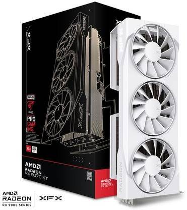 XFX Radeon RX 9070 XT Swift White OC 16 GB GDDR6, HDMI/3xDP