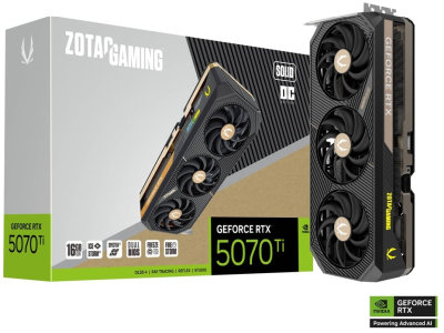 Zotac GeForce RTX 5070 Ti SOLID OC 16 GB GDDR7, HDMI/3xDP
