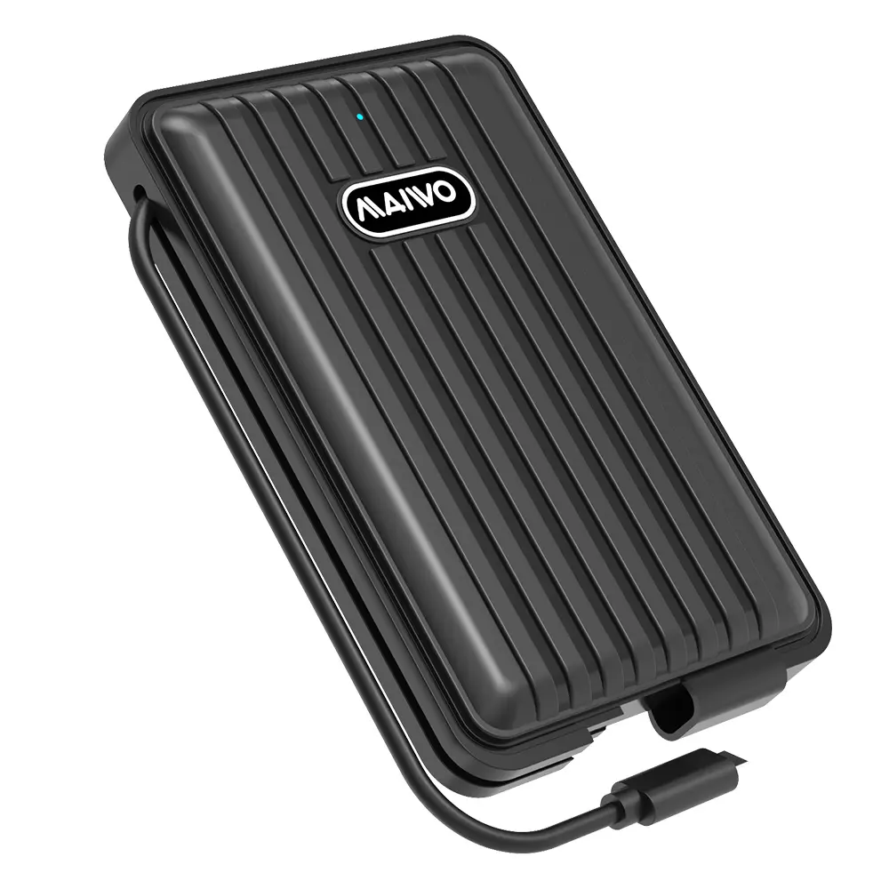 Vattentät externt hårddiskabinett, USB-C, USB 3.1 Gen1, 5 Gbps - Svart