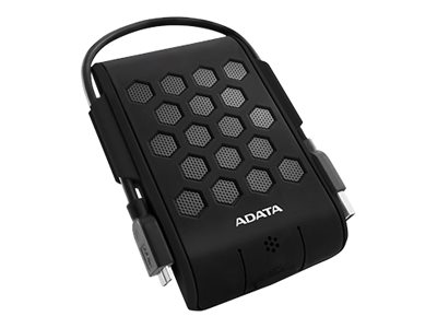 2 TB Adata HD720, 2.5", USB 3.0, IP68 vattentät, dammtät och stötsäker - Svart