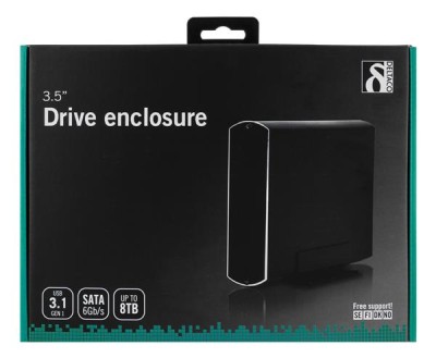 Deltaco Externt Kabinett för 1 3.5" SATA HDD MAP-GD34U3#4
