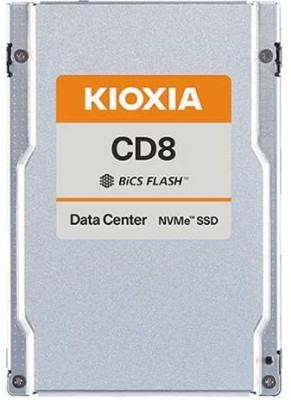 6,4 TB Kioxia CD8 SSD, U.2, TLC, NVMe Gen4, Mixed Use