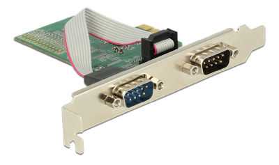 Seriekort/RS232 DeLOCK PCI Express 2xRS-232