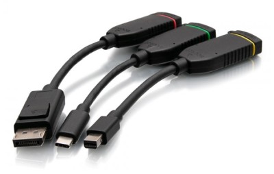 C2G Universal 4K HDMIÂ® Dongle Adapter Ring | Mini-DP | DP | USB-C - HDMI | Max 3840x2160 60Hz 4:4:4 | Svart#2