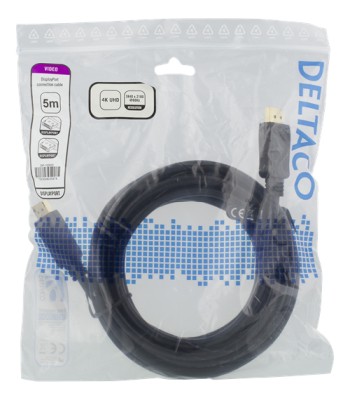 DisplayPort monitorkabel, 20-pin ha - ha 5 m#2