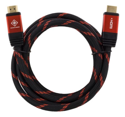 Deltaco Gaming HDMI monitorkabel 3m - Flätad#2