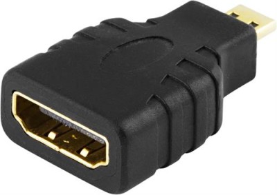 DELTACO HDMI High Speed with Ethernet adapter, Micro HDMI ha - HDMI ho#2