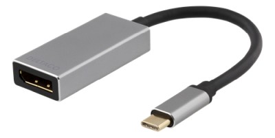 DELTACO USB-C till DisplayPort adapter, 4K 60Hz