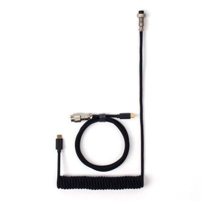 Keychron Coiled Aviator Cable Black#1